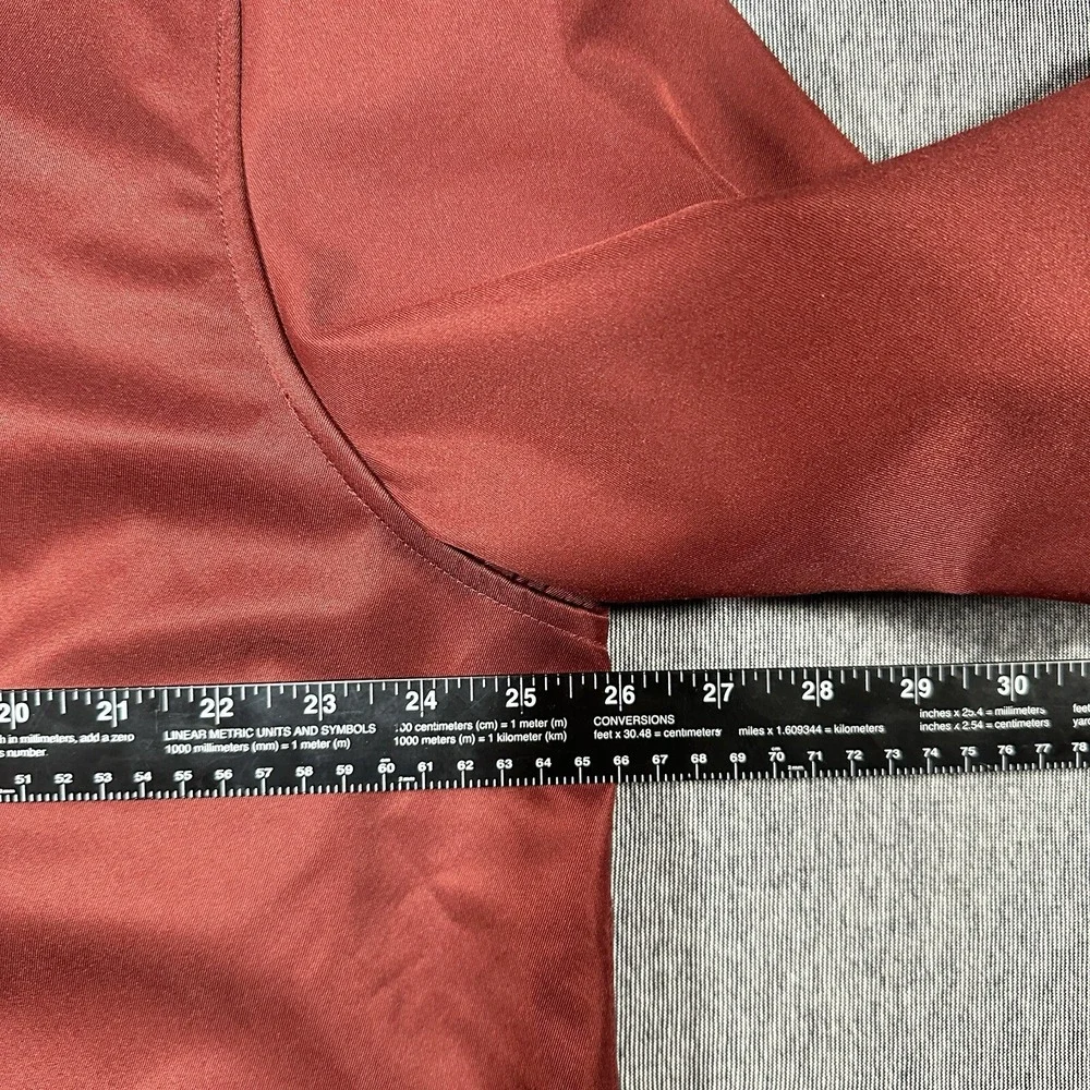 Roamers Seekers Full Zip Rain Jacket Wanderlust Men's XL Maroon EUC Lined Hooded